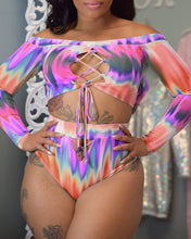 Load image into Gallery viewer, Plus Size Pink strappy detailed Bikini
